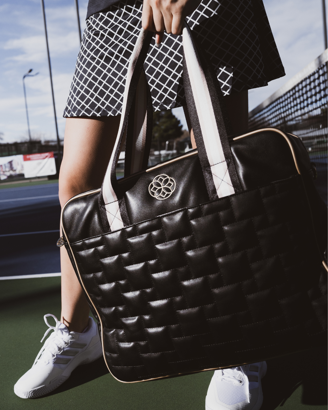 Classic Black Tennis Bag